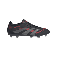 adidas Predator Pro FG Herren - schwarz/rot/silber - 42 2/3