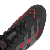 adidas Predator Pro FG Herren - schwarz/rot/silber - 42 2/3