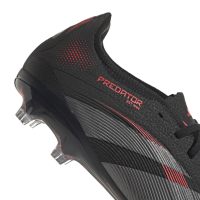 adidas Predator Pro FG Herren - schwarz/rot/silber - 42 2/3