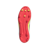adidas F50 League LL FG/MG Kinder - weiß/rot/gelb-36 2/3