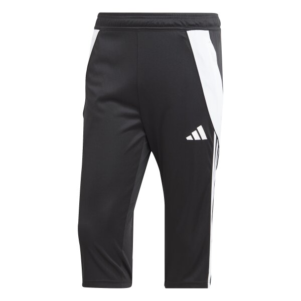 adidas Tiro 24 3/4 Trainingshose Herren - schwarz/weiß-S