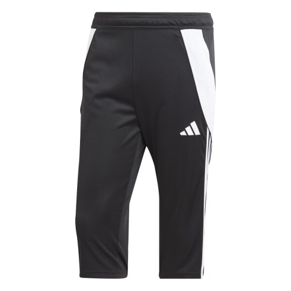adidas Tiro 24 3/4 Trainingshose Herren - schwarz/weiß-M