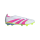 adidas Predator League LL FG/MG Herren - weiß/pink/gelb