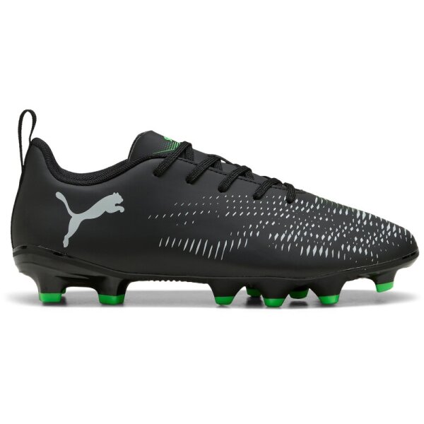 Puma Future 8 Play FG/AG Kinder - schwarz/grün/silber-37.5