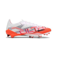 Puma Ultra 5 Ultimate FG Herren - weiß/schwarz/rot-45
