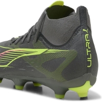 Puma Ultra 5 Match+ FG/AG Fußballschuhe Herren - dunkelgrau/gelb