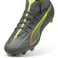 Puma Ultra 5 Match+ FG/AG Fußballschuhe Herren - dunkelgrau/gelb