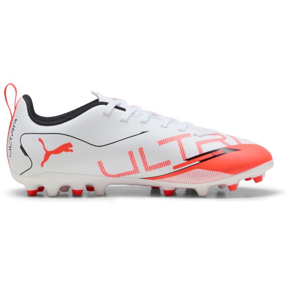 Puma Ultra 5 Play MG Kinder - weiß/rot/schwarz-34