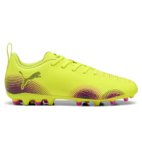 Puma Future 8 Play MG Kinder - gelb/schwarz/pink - 38.5