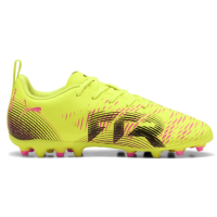 Puma Future 8 Play MG Kinder - gelb/schwarz/pink - 38.5