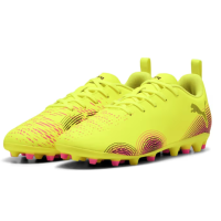 Puma Future 8 Play MG Kinder - gelb/schwarz/pink - 38.5