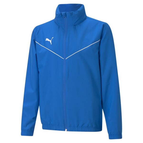 Puma teamRISE Allwetterjacke Kinder - blau/weiß - 128