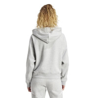 adidas Tiro 24 Sweat Hoodie Damen - grau/weiß-2XL