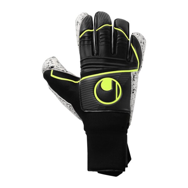 uhlsport Supergrip+ Flex Frame Carbon Torwarthandschuhe - schwarz/ weiß/neongelb 8
