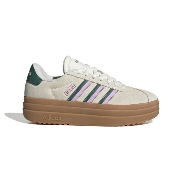 adidas VL Court Bold Sneaker Damen - weiß/grün/lila - 41 1/3