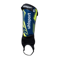 uhlsport Tibia Plate Pro Schienbeinschoner - schwarz/blau/neongelb-L