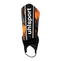 uhlsport Pro Lite Plus Schienbeinschoner - schwarz/orange/weiß-S