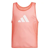 adidas Training BIB Leibchen Kinder - rot/weiß