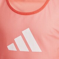 adidas Training BIB Leibchen Kinder - rot/weiß