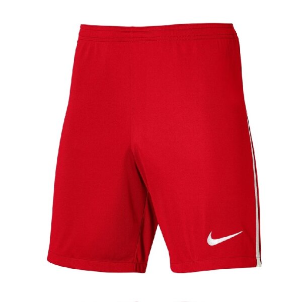 Nike League Knit III Shorts Herren - rot/weiß - M