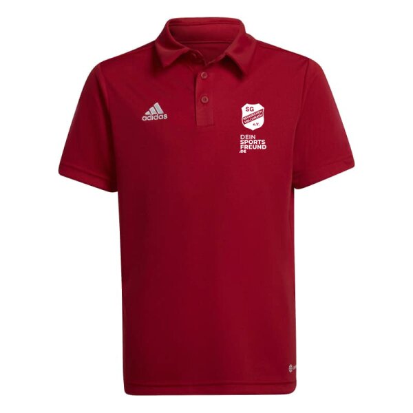 SG Neukirchen-Hülchrath x adidas Entrada 22 Poloshirt Kinder - rot-128