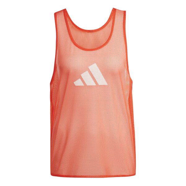 adidas Training BIB Leibchen - rot/weiß