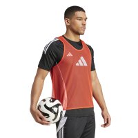 adidas Training BIB Leibchen - rot/weiß
