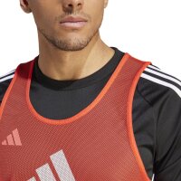 adidas Training BIB Leibchen - rot/weiß
