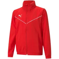 Puma teamRISE Windbreaker Allwetterjacke Kinder - rot