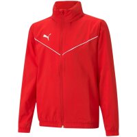 Puma teamRISE Windbreaker Allwetterjacke Kinder - rot