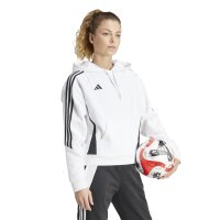 adidas Tiro 24 Sweat Hoodie Damen - weiß/schwarz