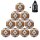erima Senzor-Star Training Fußball Ballset 10 Bälle mit Ballsack Unisex - orange/weiß