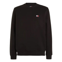 Tommy Hilfiger Regular Badge Sweatshirt Herren - schwarz-M