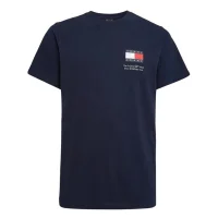 Tommy Hilfiger Essential Logo T-Shirt Herren - navy