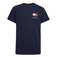 Tommy Hilfiger Essential Logo T-Shirt Herren - navy-XL