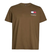 Tommy Hilfiger Essential Logo T-Shirt Herren - olive M