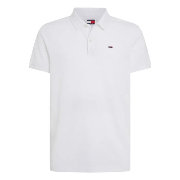 Tommy Hilfiger Slim Placket Poloshirt Herren - weiß-XL