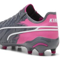Puma King Ultimate Rush FG/AG Fußballschuh Herren - grau/pink