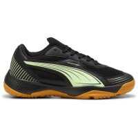Puma Solarflash III Hallenschuhe Kinder - schwarz/grün-37.5
