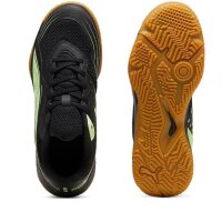 Puma Solarflash III Hallenschuhe Kinder - schwarz/grün-37.5
