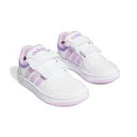 adidas Hoops Sneaker Kinder - wei&szlig;/rosa/lila - 32