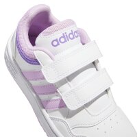 adidas Hoops Sneaker Kinder - weiß/rosa/lila - 34