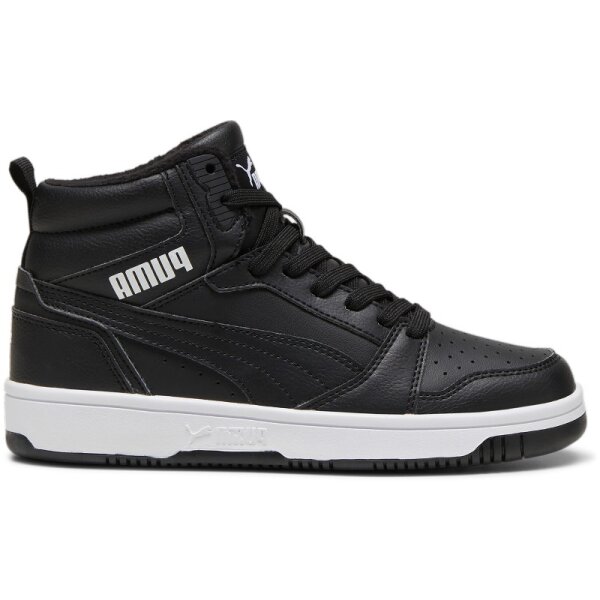 Puma Rebound V6 Mid Winterized Sneaker Kinder - schwarz/weiß-38