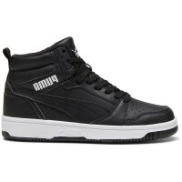 Puma Rebound V6 Mid Winterized Sneaker Kinder - schwarz/weiß-38