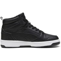 Puma Rebound V6 Mid Winterized Sneaker Kinder - schwarz/weiß-38