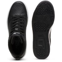 Puma Rebound V6 Mid Winterized Sneaker Kinder - schwarz/weiß-38