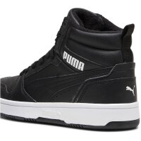 Puma Rebound V6 Mid Winterized Sneaker Kinder - schwarz/weiß-38