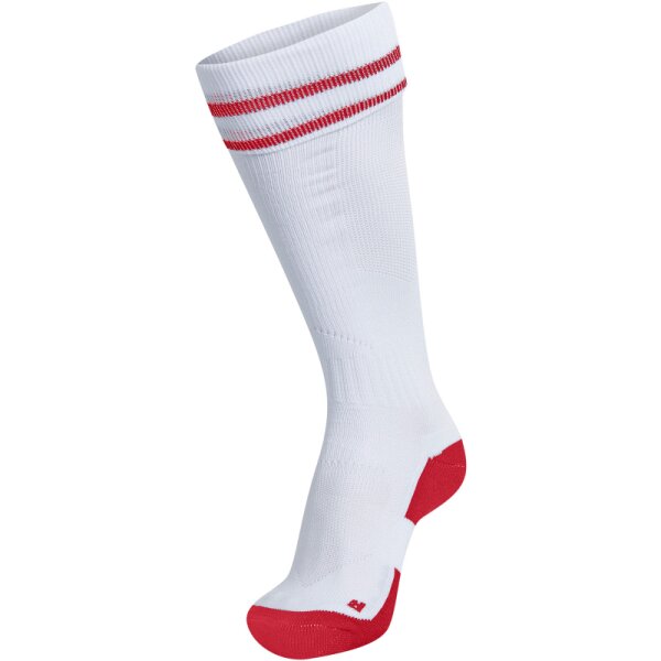 hummel Element Stutzen - white/true red - 35-38