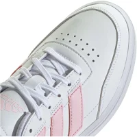 adidas Courtblock Sneaker Damen - weiß/rosa-39 1/3