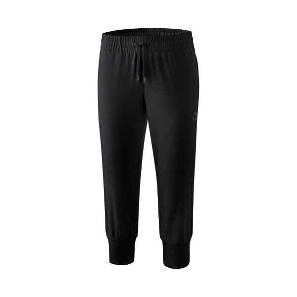 Erima 3/4 Hose Damen - schwarz - 44